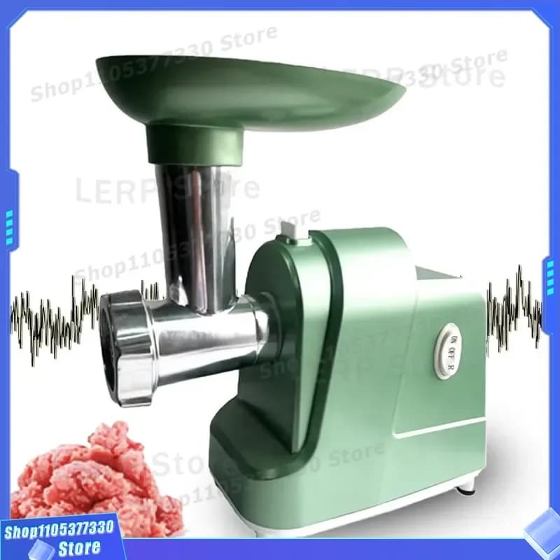 Electric Meat Grinder Silent Function Sausage Maker Kitchen Appliance Tritacarne Cucina Household Food Processor for Beef