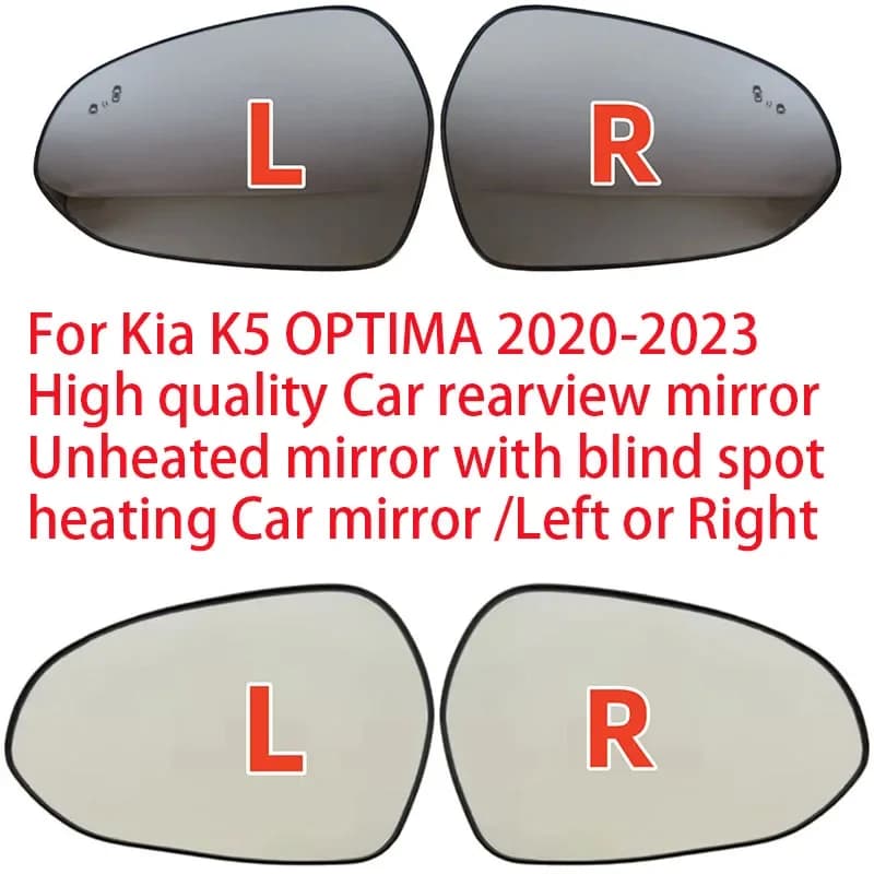 For Kia K5 OPTIMA 2020-2023 High quality Car rearview mirror Unheated mirror with blind spot heating Car mirror /Left or Right
