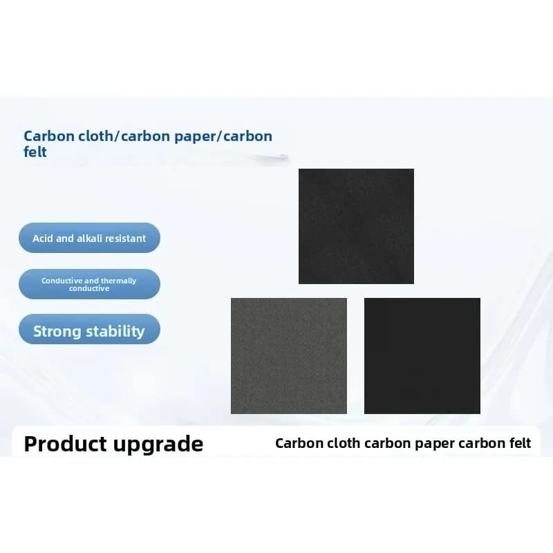 Premium Electrochemical Fiber Cloth, Paper & Felt, Current Collector MFC Anode Substrate Conductive Carbon Sample