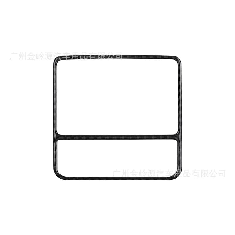 For Volkswagen Golf 8th Generation Carbon Fiber Rear Exhaust Vent Decorative Stickers Car Interior Modification Accessories