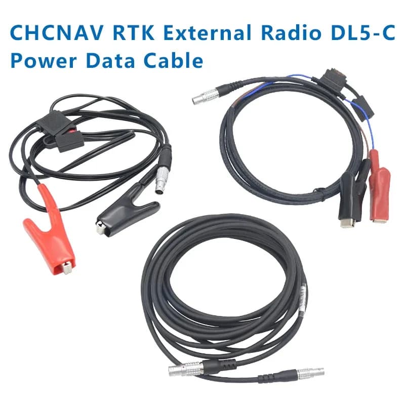 CHCNAV RTK Battery Connection Cable Power Cable  External Radio Power Cable DL5-C1 Data Cable for CHC X91 GNSS