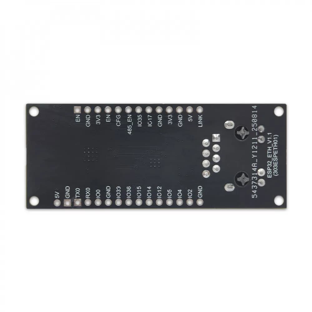 ESP32-ETH UART to Ethernet WiFi BLE Module 2.4GHz RJ45 10/100Mbps UART Transparent Transmission 32Mbit Flash 3.3V/5V Power