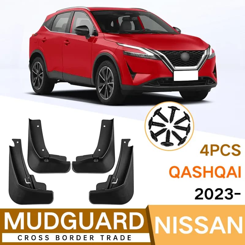 For Nissan Qashqai 2023 Custom Fit Mud Flaps Splash Guards No Drilling Wheel Exterior Tuning Accessories