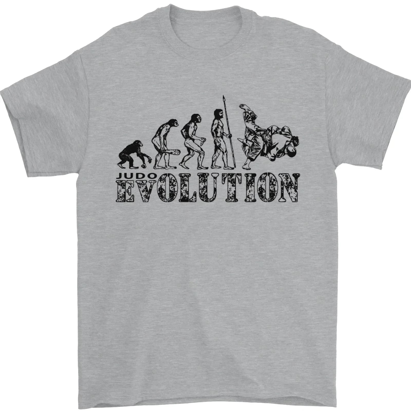 Evolution Of Judo MMA Martial Arts Funny Mens T-Shirt Cotton Men's 100% Cotton Casual T-shirts Loose Top Size S-3XL