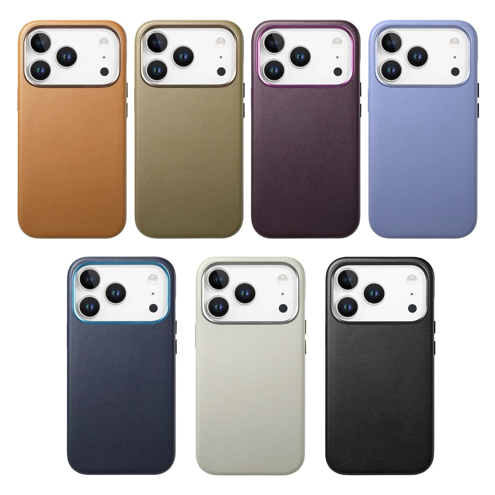Original Style Magnetic Leather Phone Case For iPhone 18 17 Pro 16 MagSafe Strong Magnet Shockproof Anti-slip Protective cover