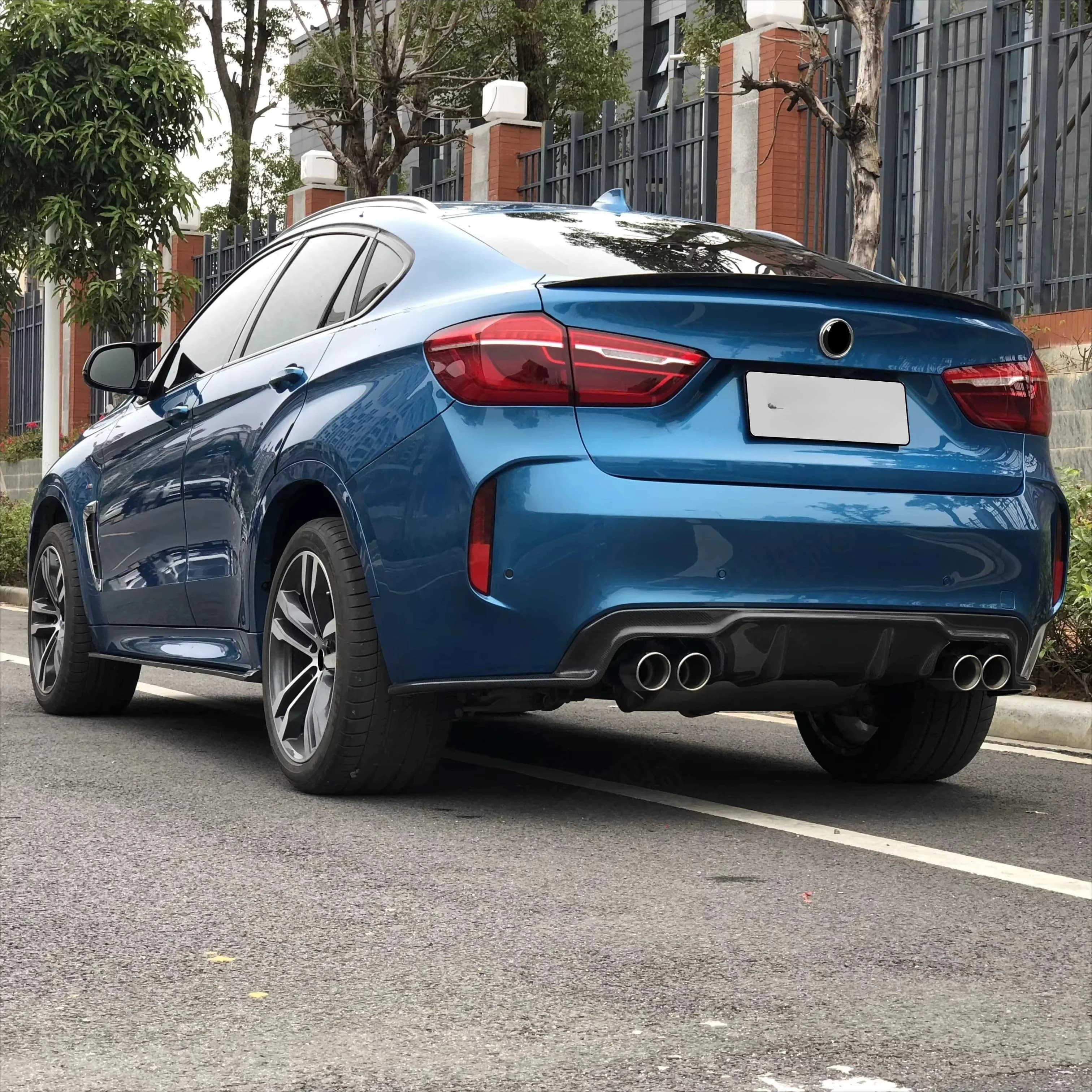 Hot Selling Car Body Kit for   X6 F16 2013-2019 Upgrade X6M Body Kit Front Rear Bumper with Grill Lip Diffuser Exhaust Pipe
