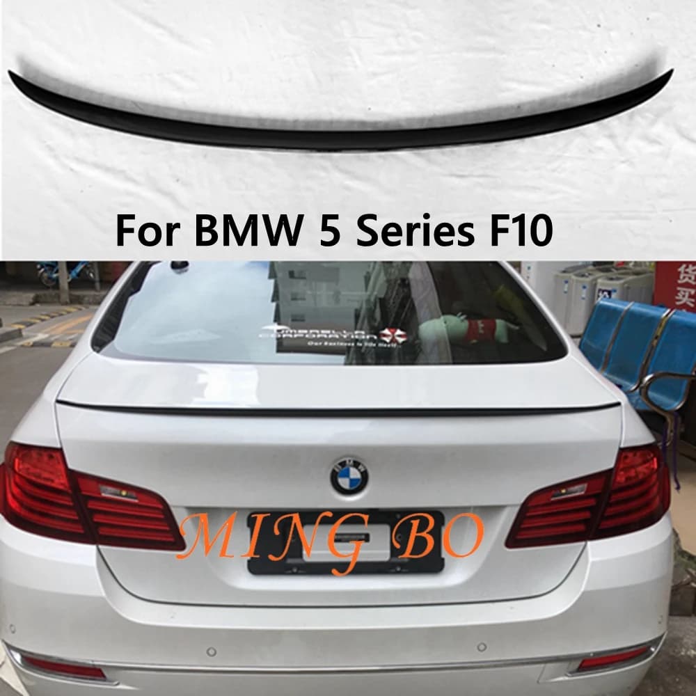 For BMW 5 Series F10 F18  M5 Sedan ABS M5 MP M4 PSM  Style Gloss Black Rear Spoiler Trunk wing 2011-2016