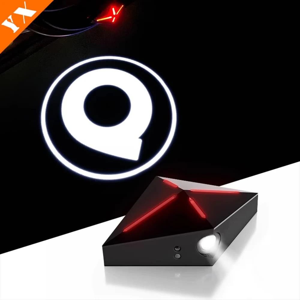 For poer great wall 2024 poer 2025 accessories Car HD LED Door Welcome Light Projector Shadow Light Warning Ambient Light