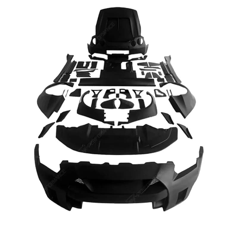 High Quality 2nd Gen LB Wide Style Body Kit Front Bumper Side Skirts Hood Fender Front Lip Upgrade Parts Fit for GTR