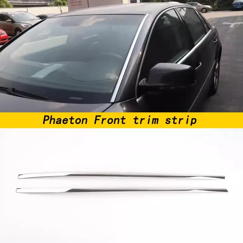 For Phaeton retrofit of VW Phaeton front windshield with bright strip and stainless steel window trim strip
