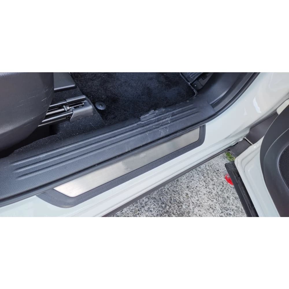 Car Accessories Door Sill Guards Trim For KIA SELTOS 2019 2020 2021 2022 2023-2025 Stainless Welcome Scuff Plate Pedal Protector