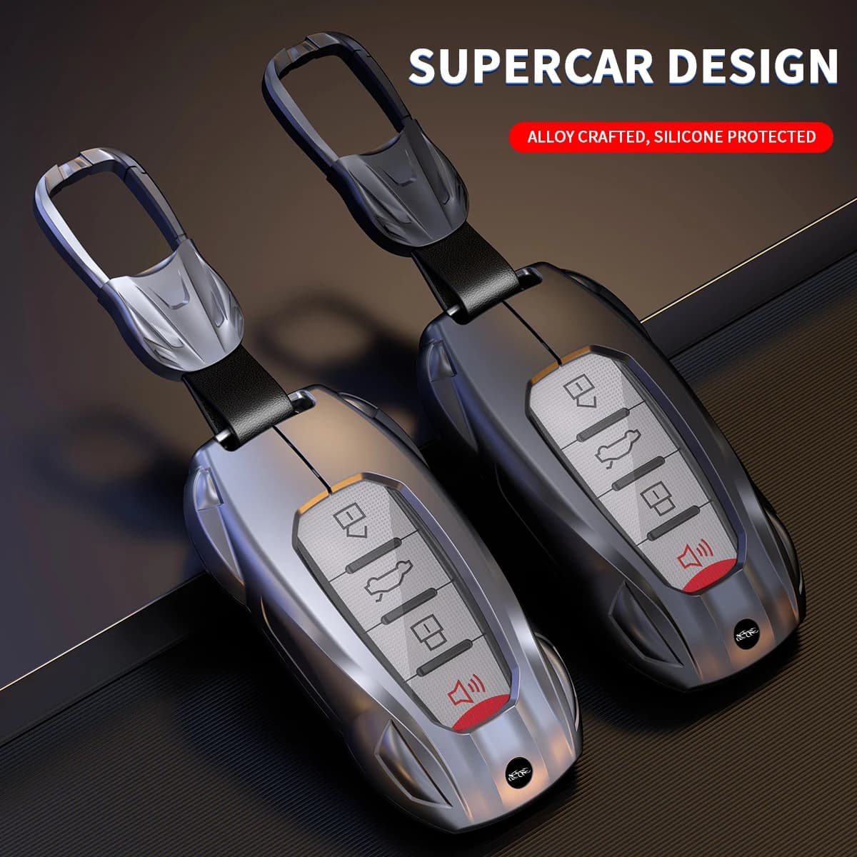 Alloy Car Remote Key Cover Case Fob For GWM Haval New H6 HEV PHEV Jolion S Dargo H9 H2 Hover F7x Holder Protector shell Keychain