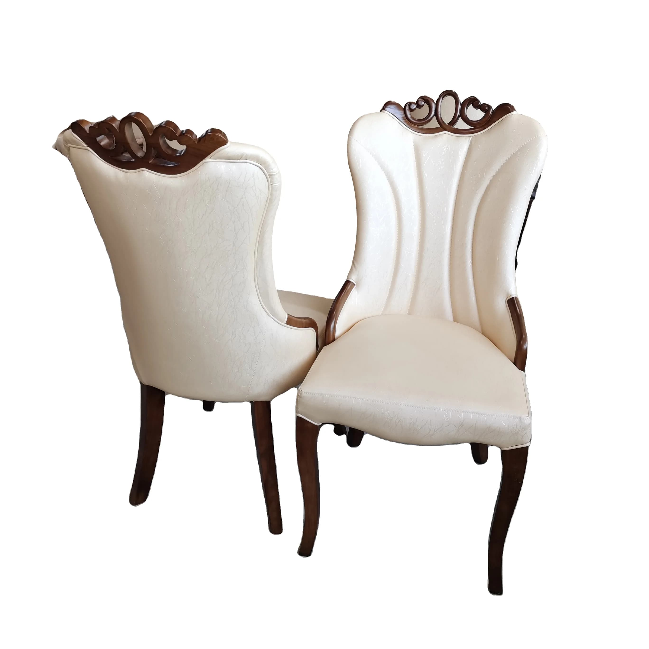 #Hot Sale Hotel Kitchen Restaurant Dining Chair Solid Wood Chair High-end Dining Chair Set