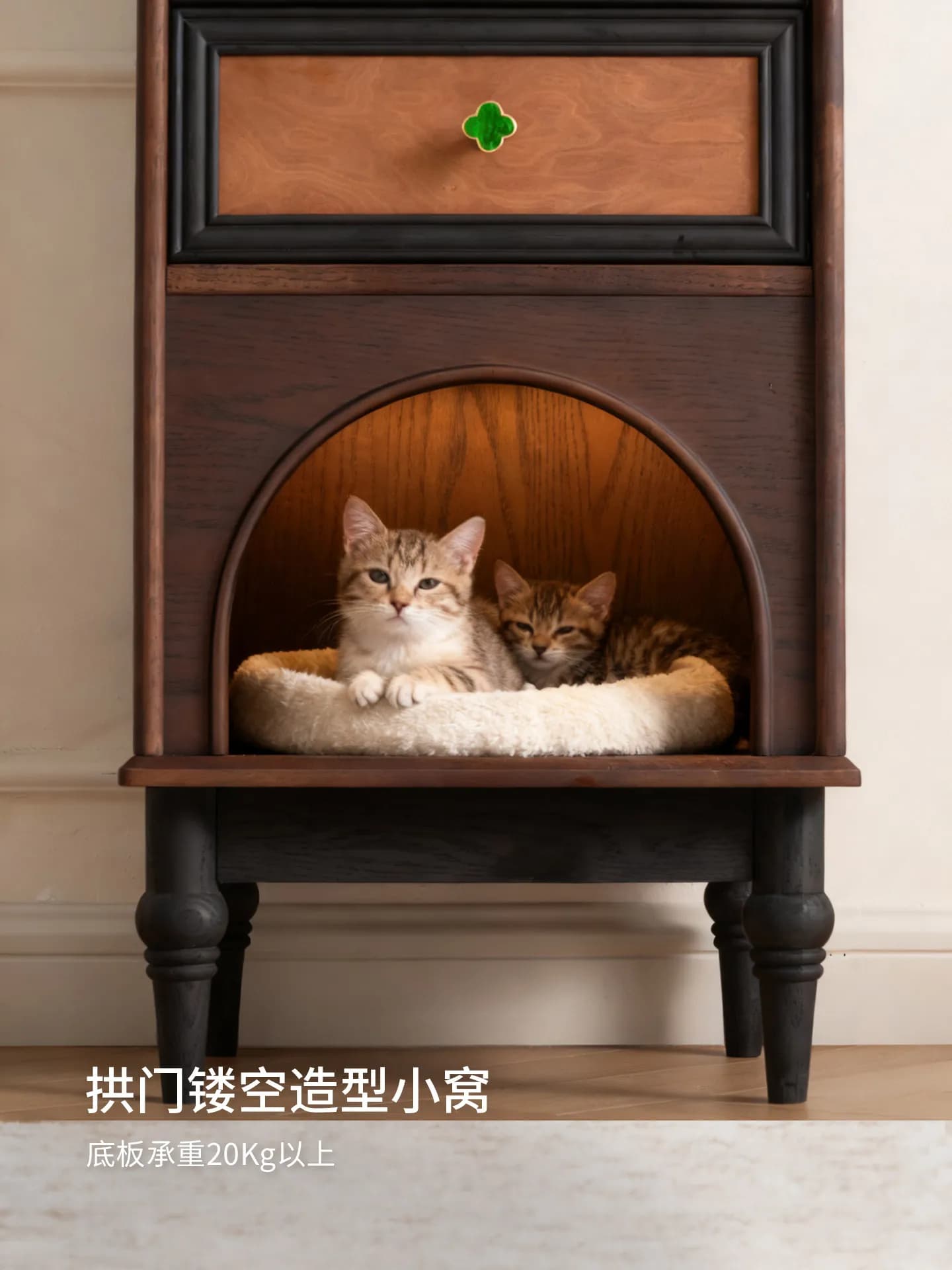 YFY French retro display cabinet living room sofa locker storage cabinet household bookcase solid wood display cabinet