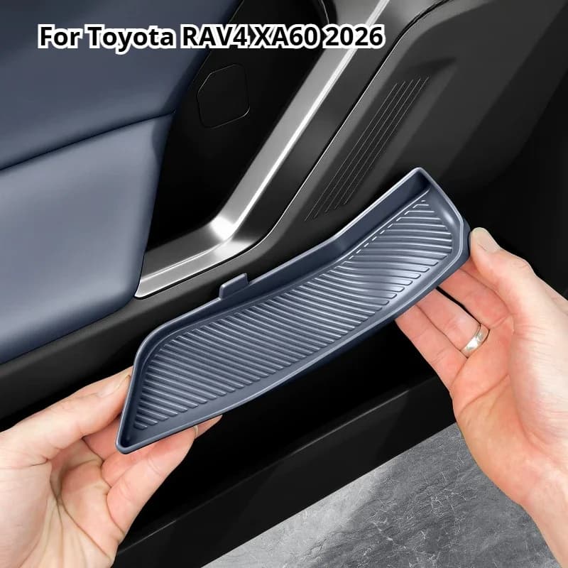 For Toyota RAV4 XA60 2026 Silicone Inner Handle Storage Box Door Slot Pad Anti-Dirt Easy Clean Interior Car Accessories