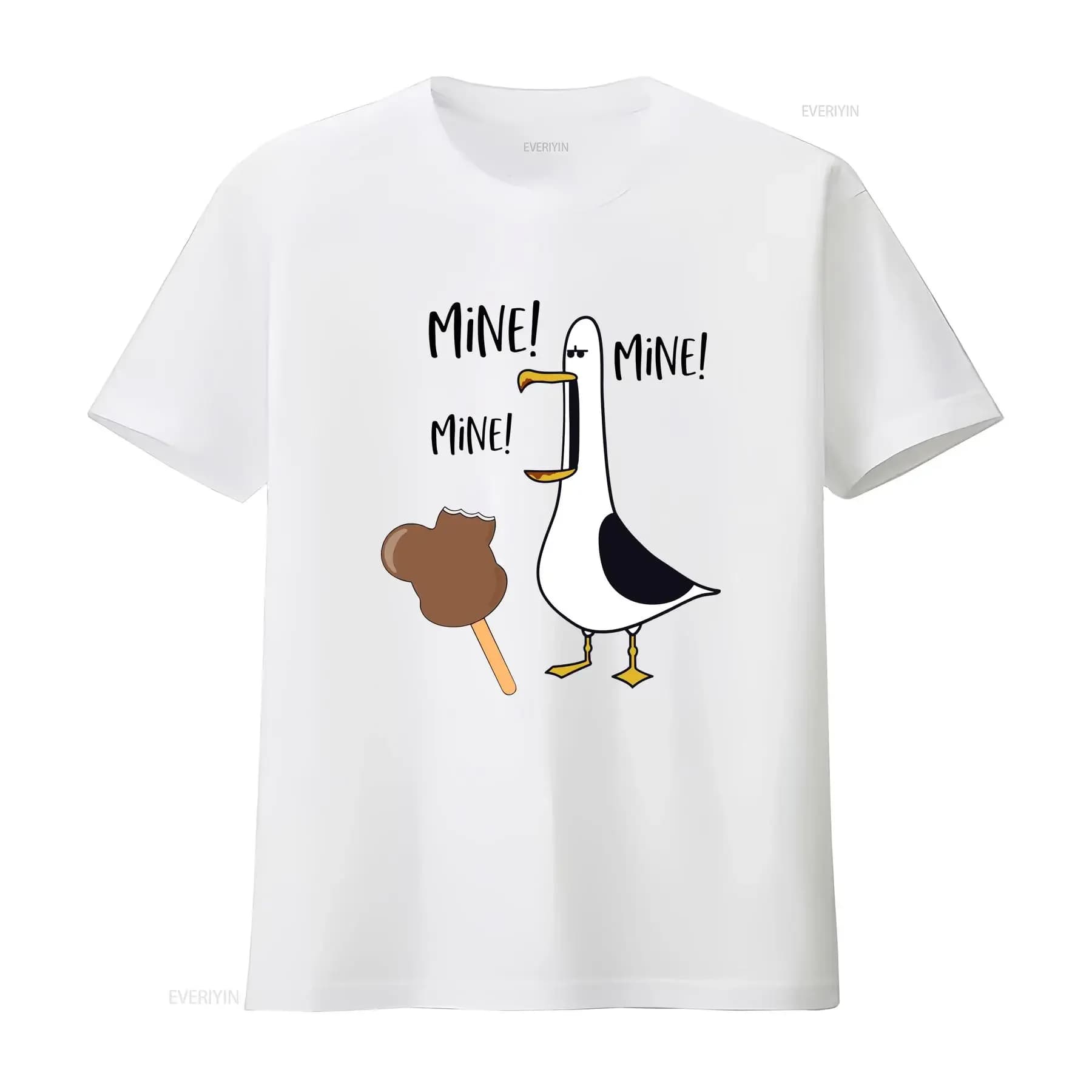 Mine Nemo Seagull T Shirt Finding Fish Matching Family Vacation Funny Food Magical vintage Washed Soft Stretched Comfortable