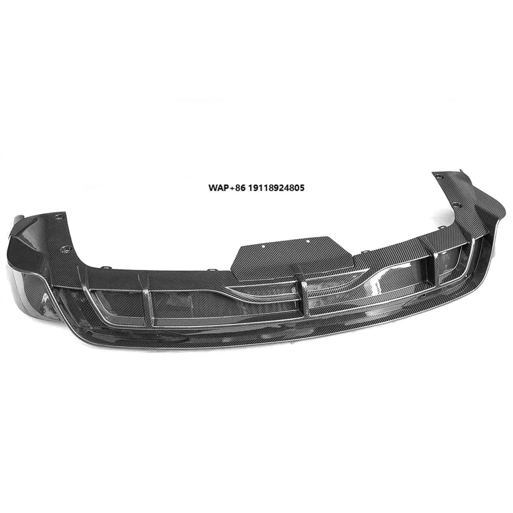 Dry Carbon Fiber Rear Bumper Lip Diffuser a Style for  MODEL X 2023+ Body Kit