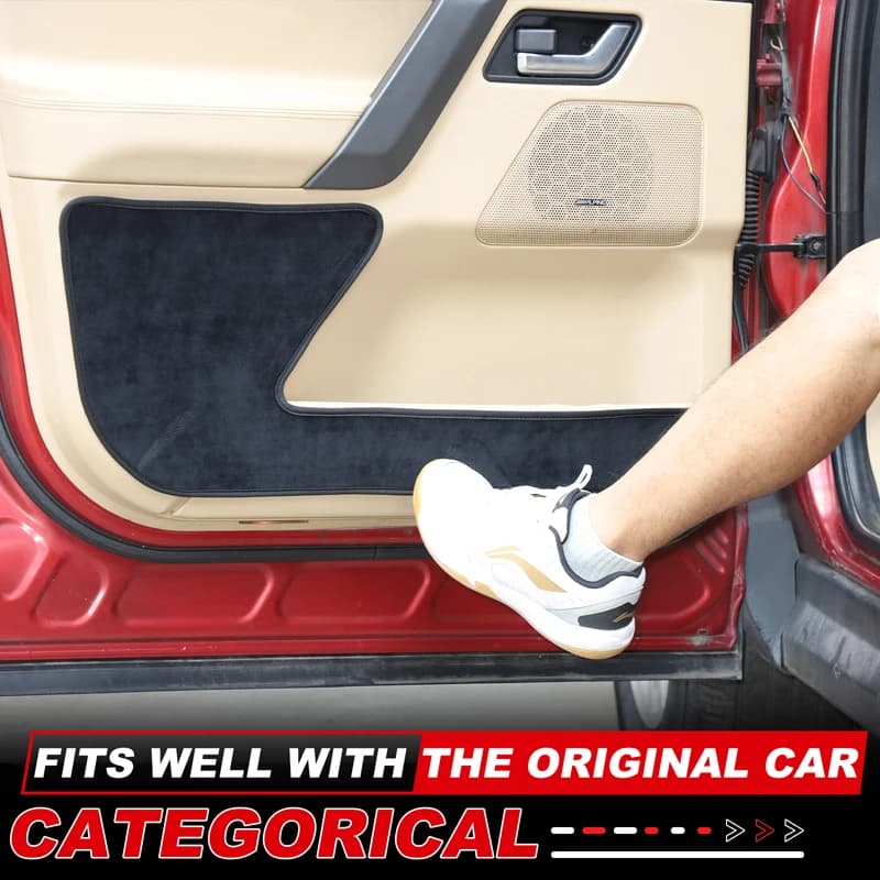 Car Door Anti-Kick Pad For Land Rover Freelander 2 Velvet Side Door Panel Protector Anti-Dirty Pad Decoration