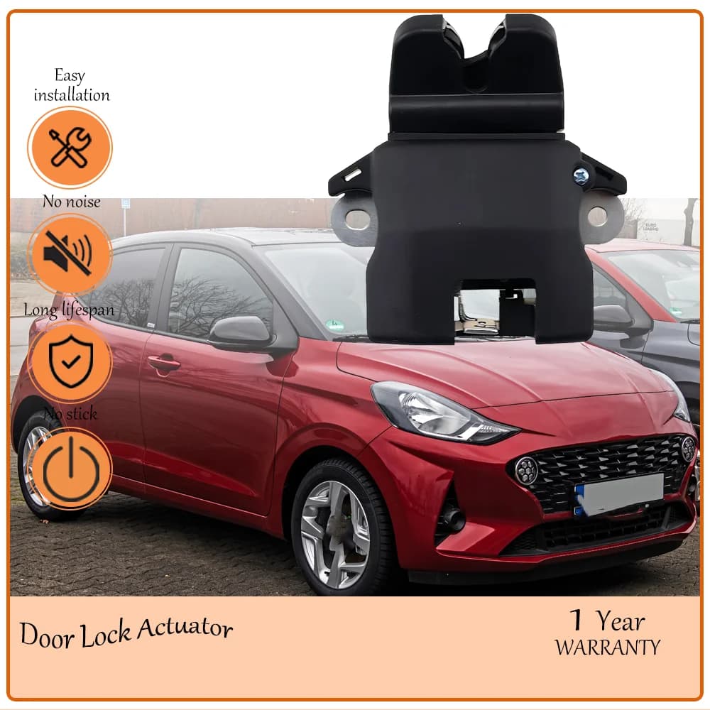 Rear Trunk Tailgate Door Lock Latch Lid Actuator Motor , Compatible with Hyundai Grand i10 2013-2019 oem 81230-B4410,81230B4410