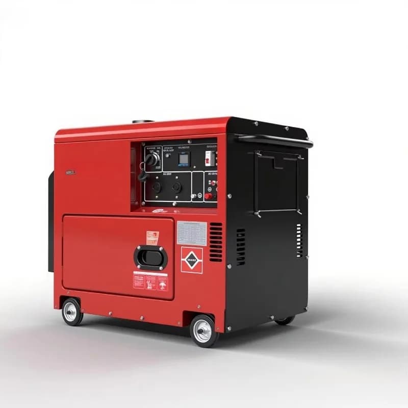 Open & Super Silent Diesel Genset (5KVA-15KVA): POWER Portable 1Phase/3Phase Generators (10kw/20kw)