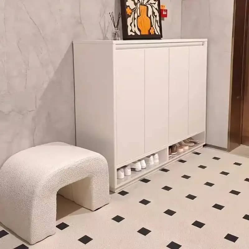 Multipurpose Hidden Shoe Cabinet Storage Nordic Entrance Corner Shoe Rack Drawers Apartments Meuble Chaussure Furniture Home