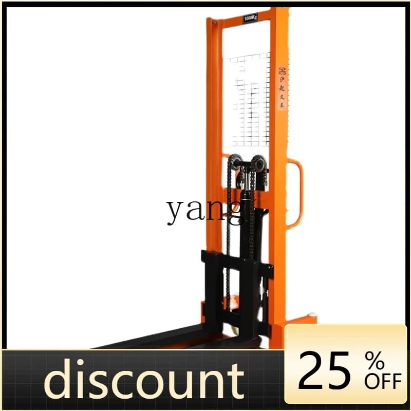 LMM manual hydraulic forklift stacking lift handling forklift lift