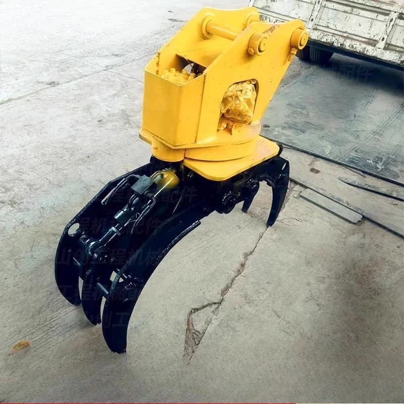 Excavator, wood clamp, wood clamp, iron stone excavator, material clamp hook