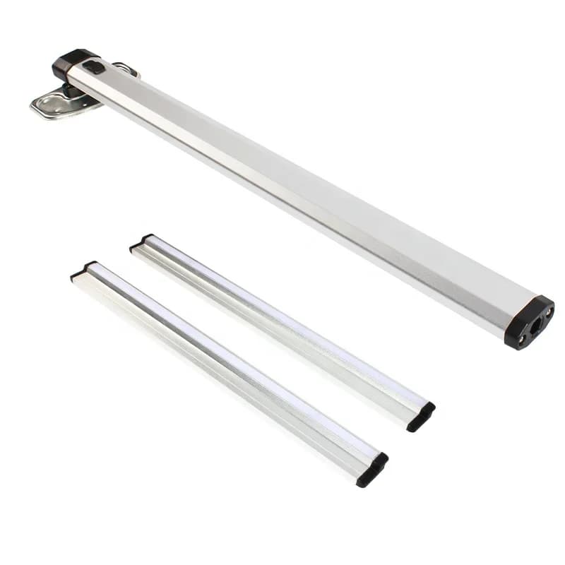 RV folding with 50cm guide rail aluminum alloy silver dining table legs