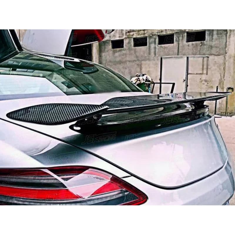 Black Series Style Carbon Fiber Tail Wing Fit 2011-2014 R197 Vehicle Trunk Modification