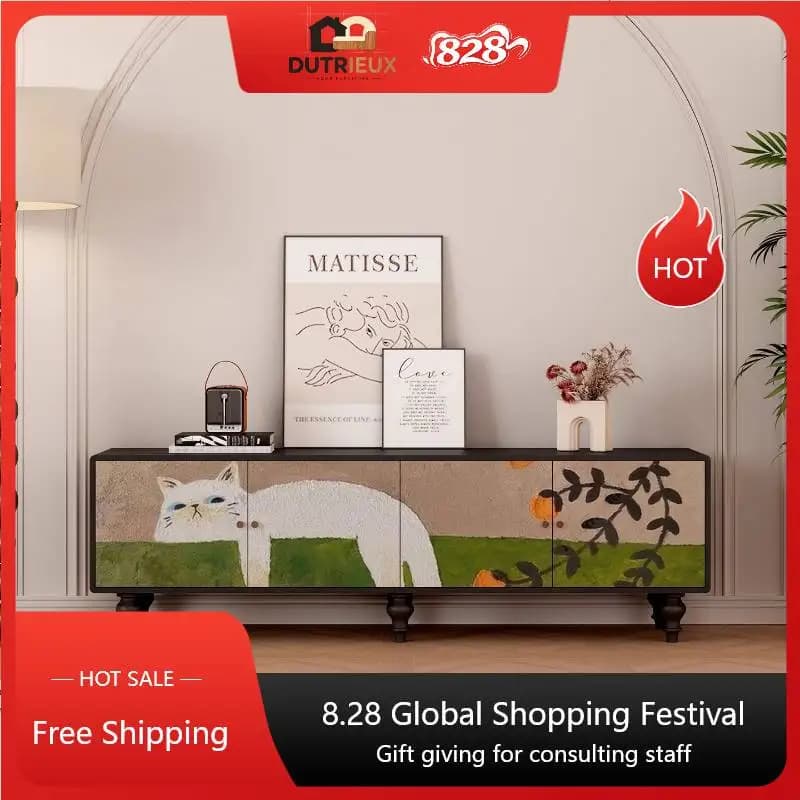 Unique Bedroom Tv Cabinet Decoration Storage Modern Living Room Tv Cabinet Nordic Designer Fernseher Tisch Furniture Home