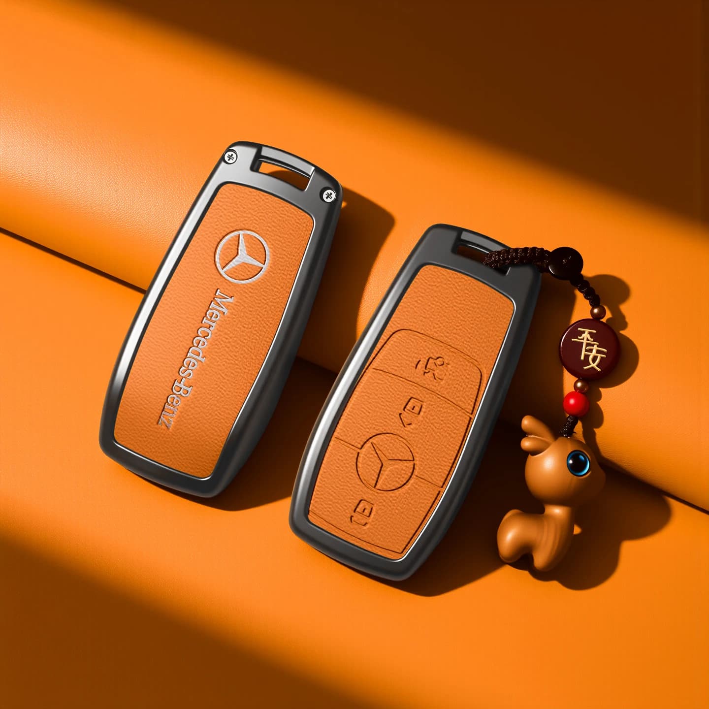 Alloy Style Car Key Case Cover Shell Fob for 2019 2020 Mercedes-Benz A220 E63S AMG E-Class GLE 350 4MATIC E300 E400 E43 W213