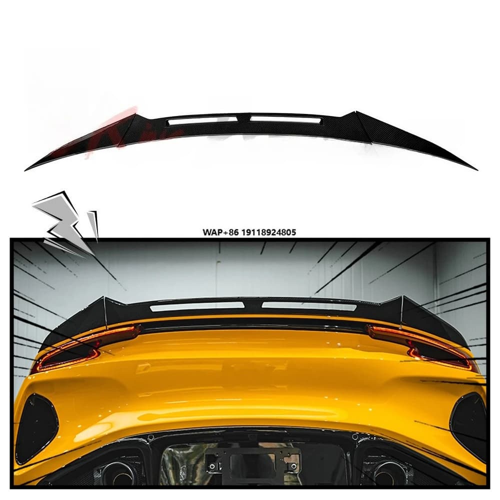 Emira High Kick Spoiler Carbon Fiber Rear Trunk Wing for Lotus Emira Carbon Fiber