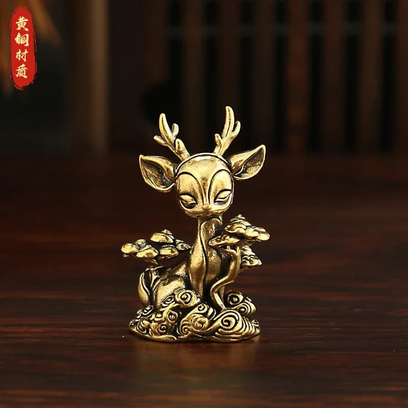 Flower ornaments, creative desktop landscaping decorations, small deer home living room furnishings, mascots, hot selling