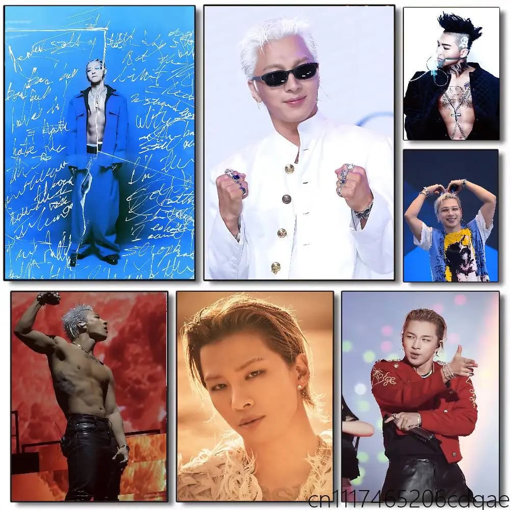 For Taeyang Rolled Poster Cartoon Wall Art for Nursery Kid Room Playroom Cute Princes Painting Home Room Decor