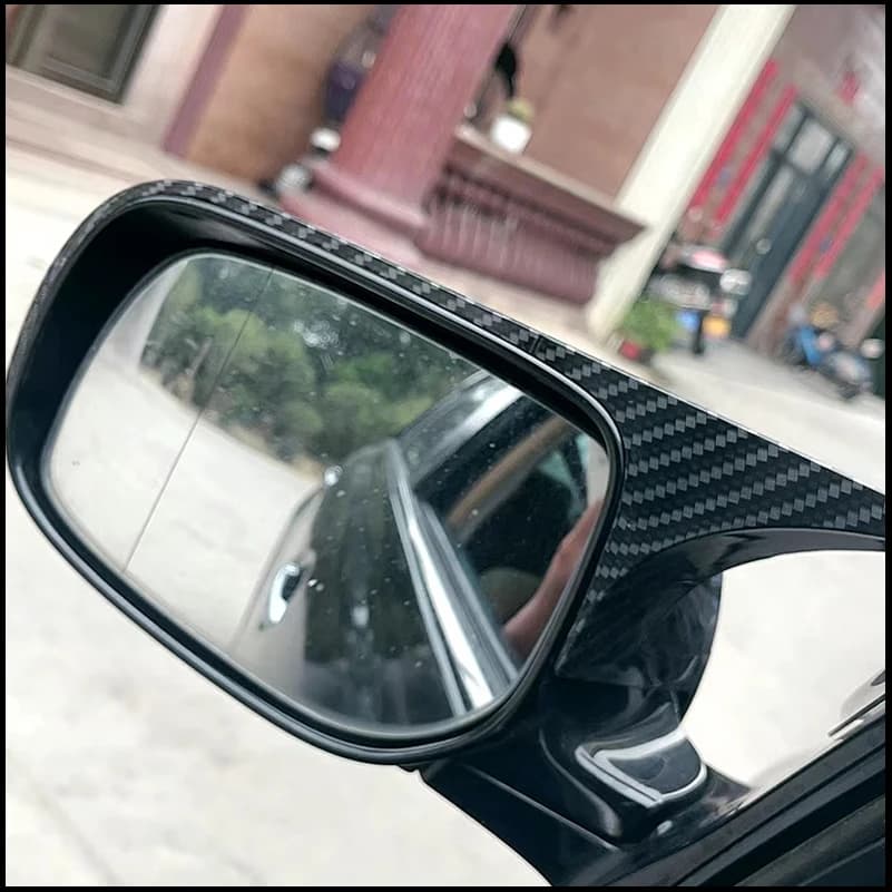 Car Styling For Toyota Corolla 2009-2013 Rearview Mirror Cover Caps Trim With OX Horn Decorative Frame Auto Accessories