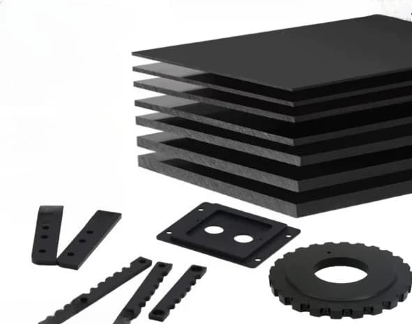 POM Sheet 2-20mm Thickness White Black Hard Plastic Board for CNC Engraving