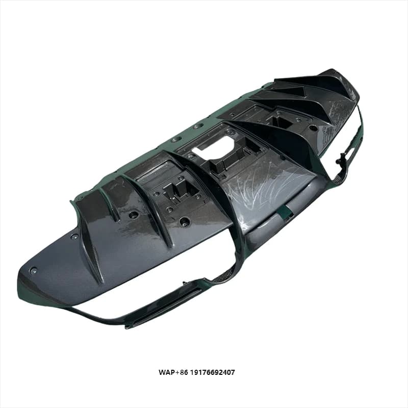 OEM Style Carbon Fiber Rear Diffuser High Quality Car Parts for F8