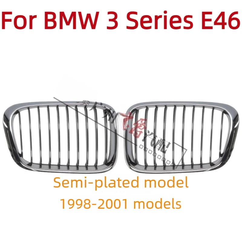 Car Grille For BMW 3 Series E46 Accessories 1998-2006,Anti-Scratch,Anti-Fade,Heat Dissipation,Impact Resistant Stable Anti-Fade