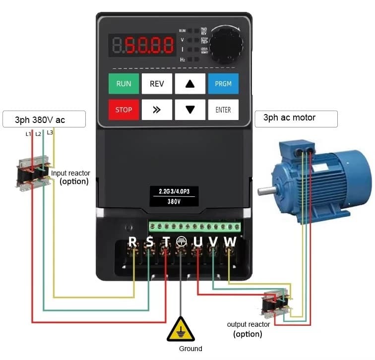 CE Certification M-driver Mini VFD 380V 3 Phase AC Drive 1.5KW Variable Frequency Drive for Motor