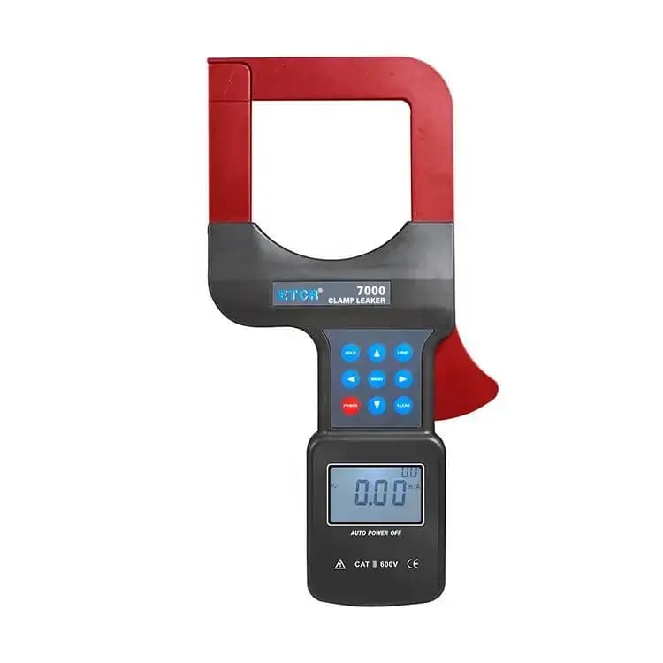 ETCR7000 Upgraded Popular Large Diameter 80mm*80mm Flat Cable 0.00mA-2000A Hardness Tester IP55 Protection High Accuracy