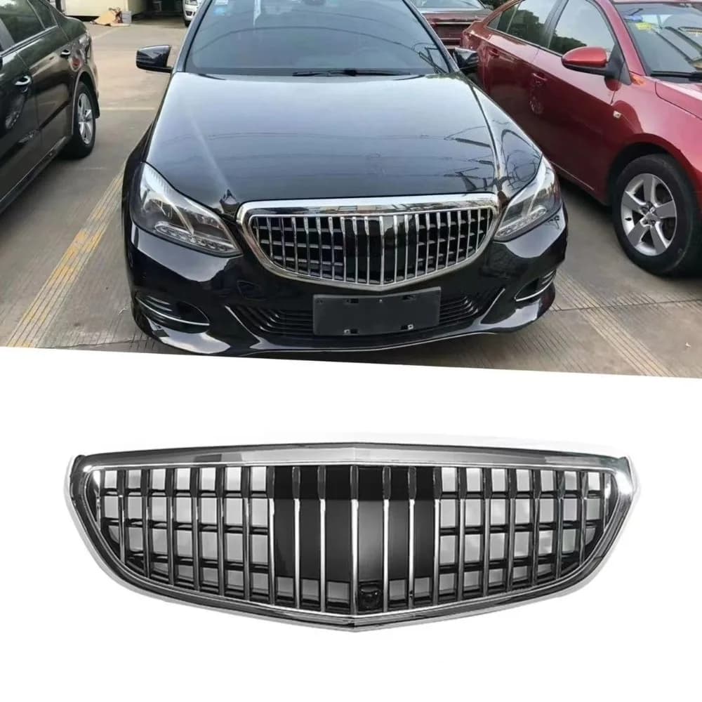 For W212 E-Class Executive Maybach Style 2013-2015 Front Grille Original Replacement High Quality Perfect Fit Upgraded Accessory