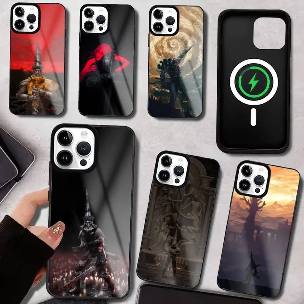 Game B-BlasphemouS Phone Case For IPhone17 16 15 14 13 12 11 Plus Pro Max Plus Wireless Charger Cover Funda