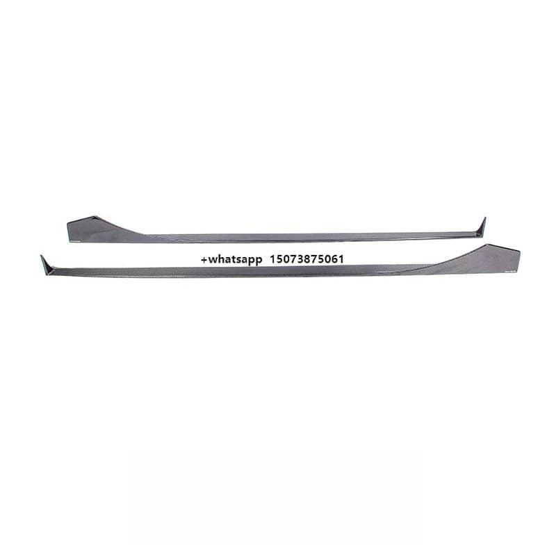 Paktechz Dry Carbon Fiber Parts Body Kit Side Skirt for  GT GTS C190