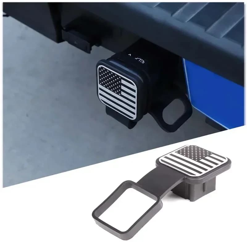 For Ford Maverick 2022 Silica Gel Car Trailer Hitch Receiver Cover Plug Caps Exterior Modification Accessories 1 Pcs