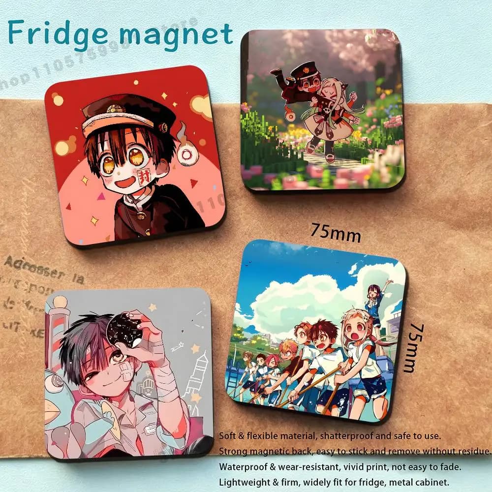 Anime Hanako-kun Nene Kou Aoi Refrigerator Magnets the Perfect Choice for Home Create Warm Cozy Home Decor Gifts