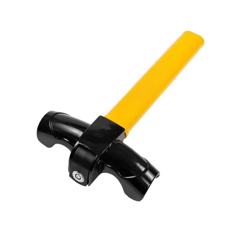 Steering wheel lock, car safety rotation T-type steering wheel anti-theft lock Universal car steering wheel lock with 2 keys