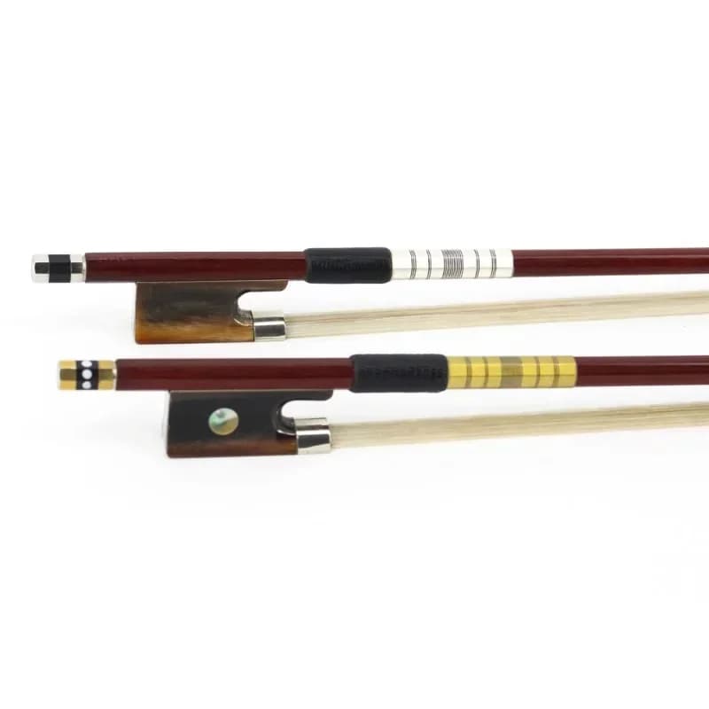 Horn green sandalwood violin bow, high-quality violin bow, pure ponytail