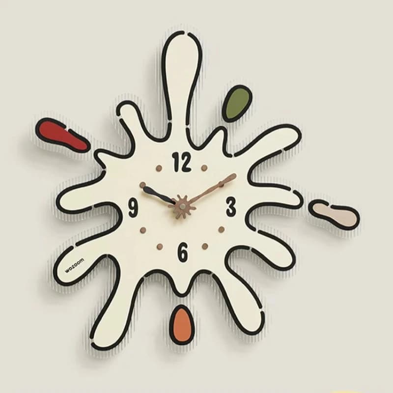 xx-Children Funny Wall Clock Unique Chic Fashion Creative Wall Clock Minimalist Cute Decoracion Para El Hogar House Decoration*
