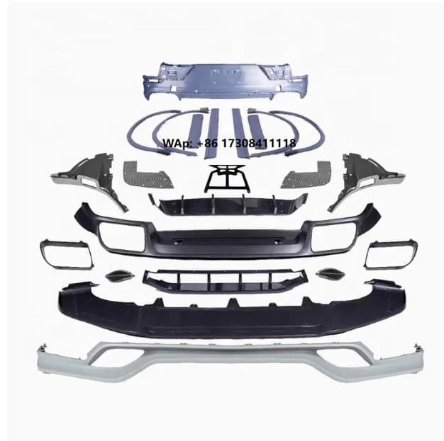 2025 TKT Style Exterior Conversion Body Kit for Front Lip, Rear Diffuser, Wheel Eyebrow, Bumper PP