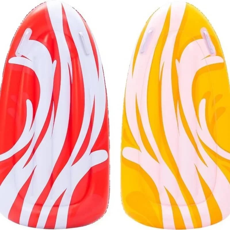 Inflatable swimming flotation board
